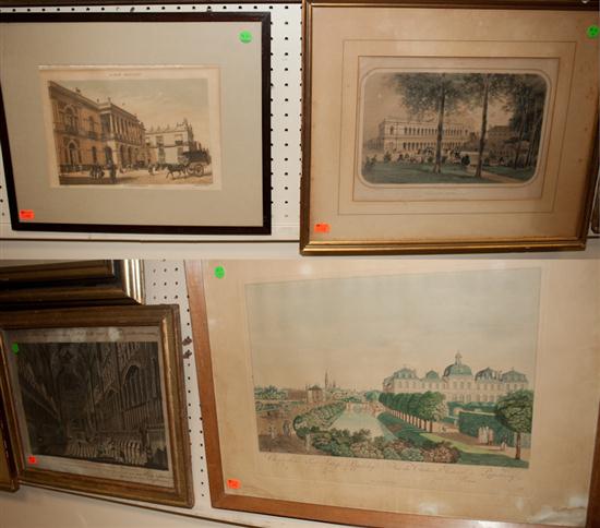 Five 19th century framed prints 13a432