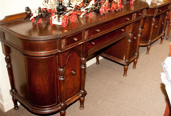 Late Victorian carved mahogany 13a43b
