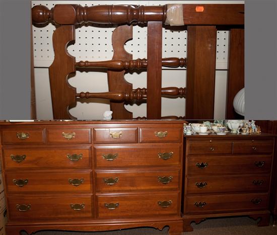 Chippendale style cherrywood chest 13a455