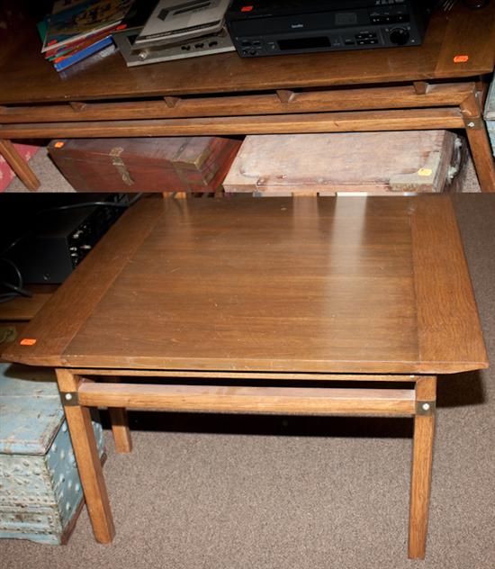 Two Danish Modern style tables