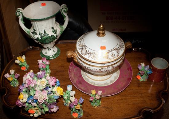 Assortment of porcelain articles