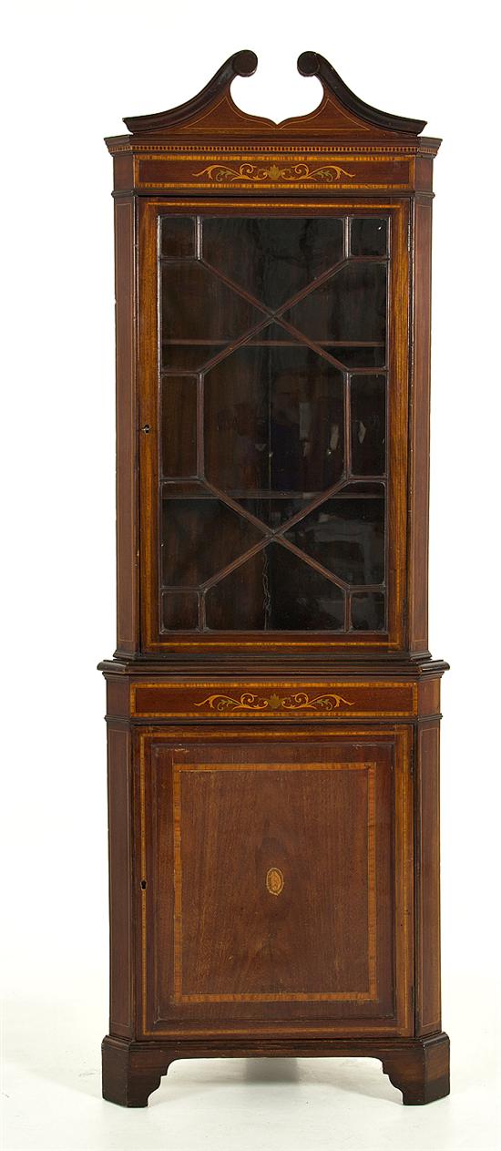 George III style inlaid mahogany 13a65e