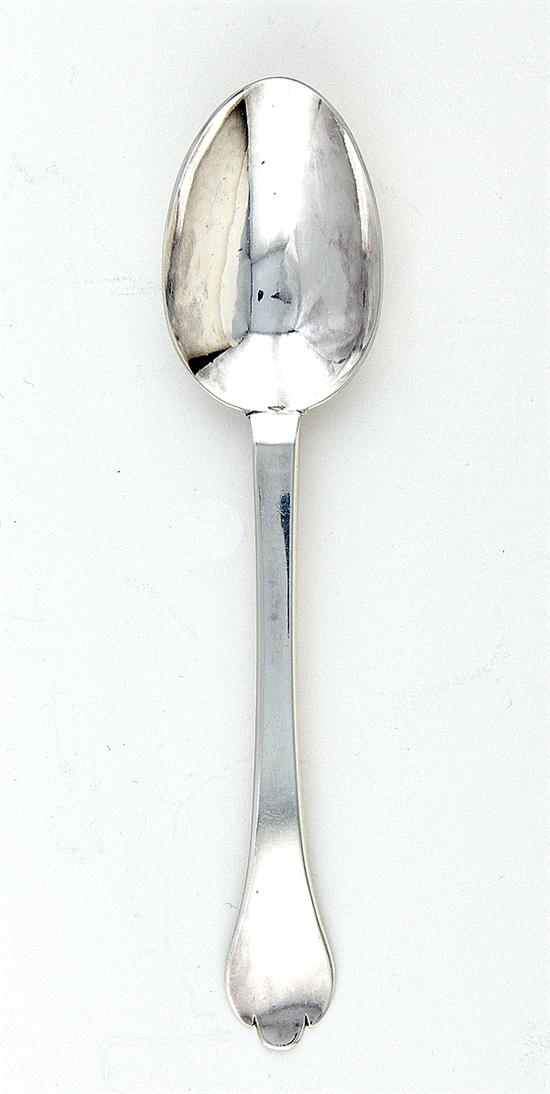 William III silver trefid spoon