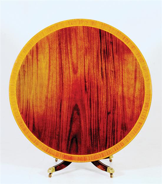 English inlaid mahogany dining 13a684