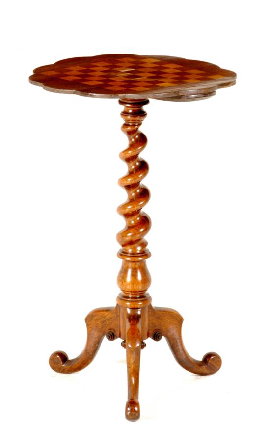 William IV rosewood game table circa