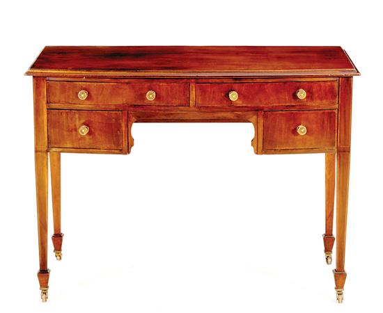 George III style inlaid mahogany 13a6dd