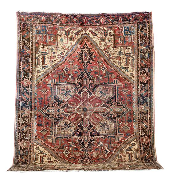 Persian Heriz carpet early 20th 13a6fb