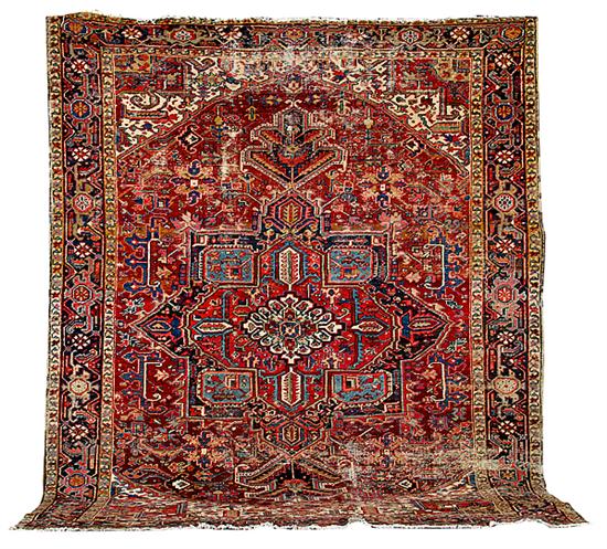 Semi-antique Persian Heriz circa