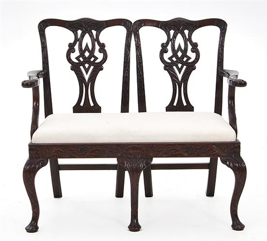 Chippendale style carved mahogany