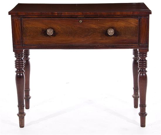 English Victorian mahogany writing 13a714