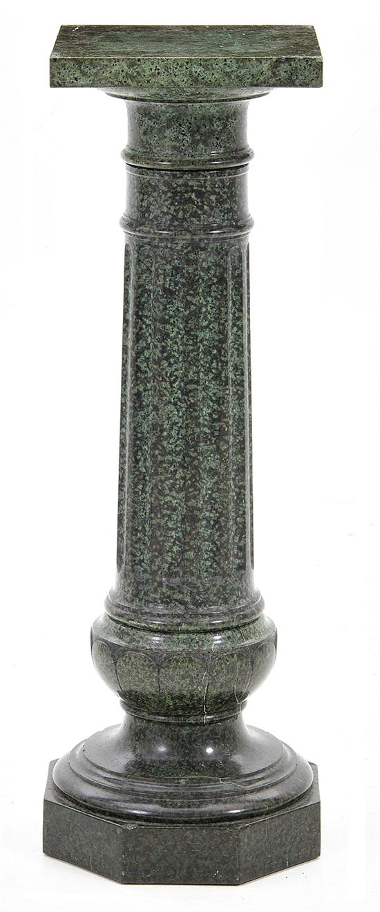 Classical marble pedestal 19th 13a751