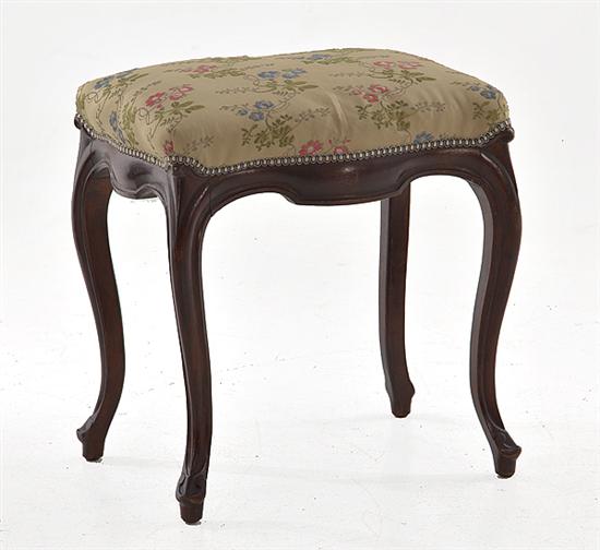 Louis XV style walnut footstool