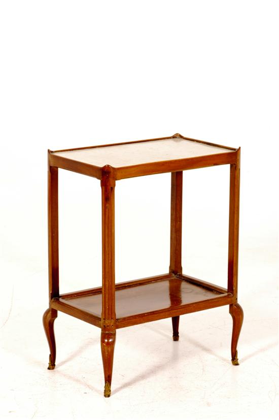 Louis XVI mahogany marbletop two tier 13a77a