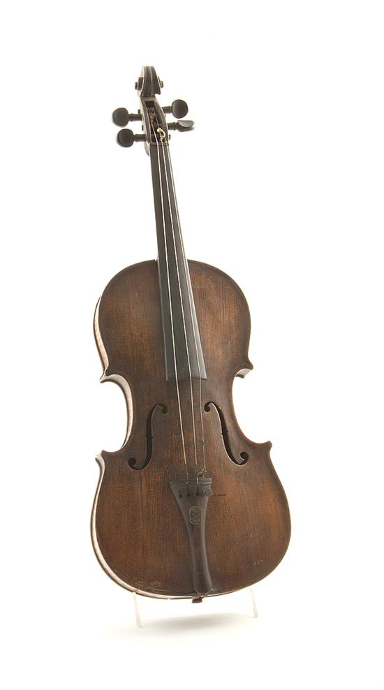 Antique Italian tiger maple violin 13a796