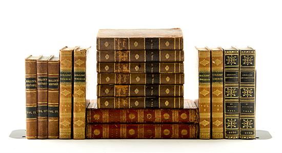 Leatherbound books: ancient history