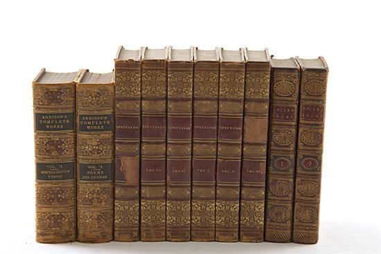 Leatherbound books 18th century 13a7ff