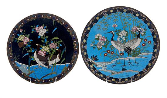 Chinese cloisonne chargers circa 13a82d