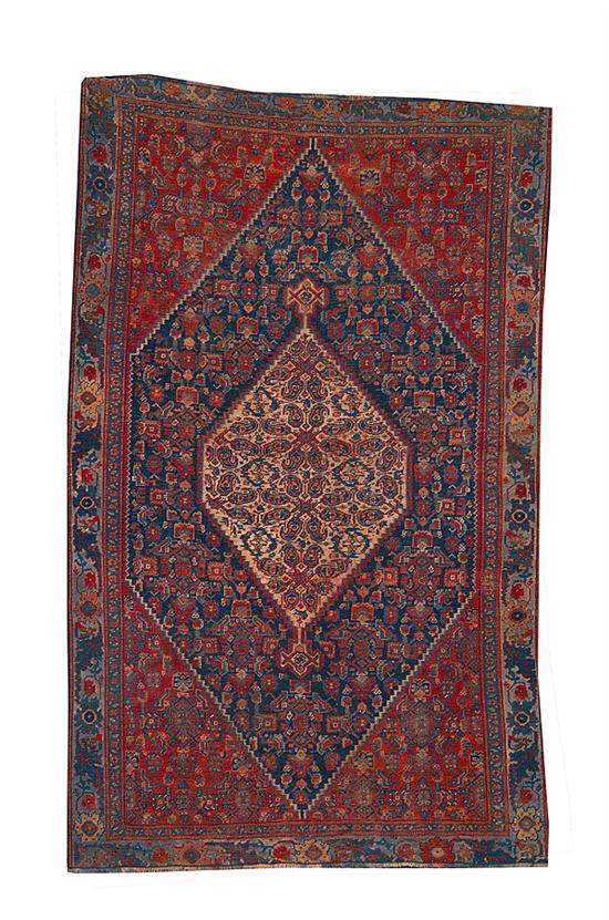 Antique Persian Bidjar carpet 4'6''