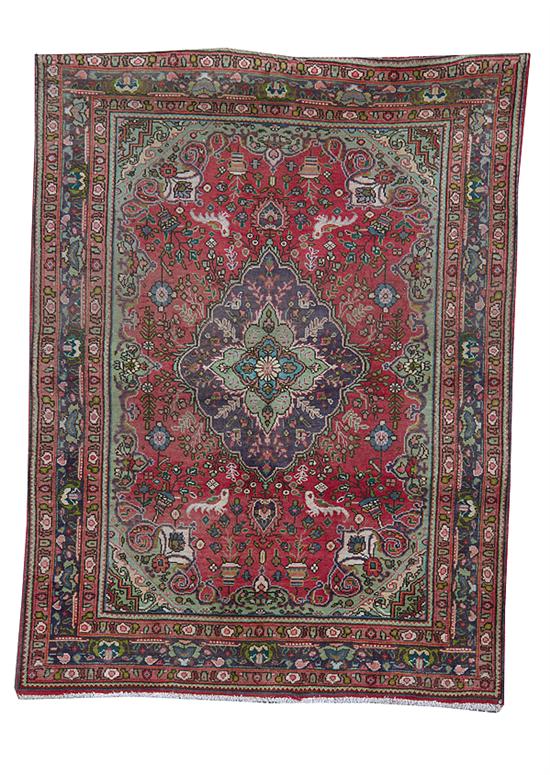 Persian Tabriz carpet 4 9 x 6 6  13a856