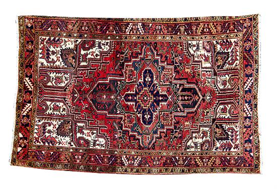 Persian Heriz carpet 4 6 x 7  13a851