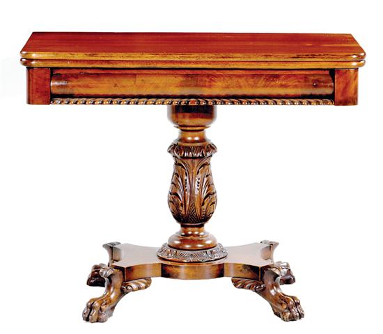 Classical style mahogany card table 13a884