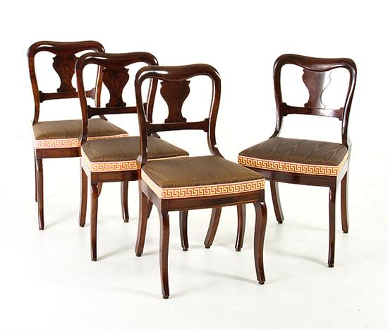 Set of four Classical mahogany 13a8bc