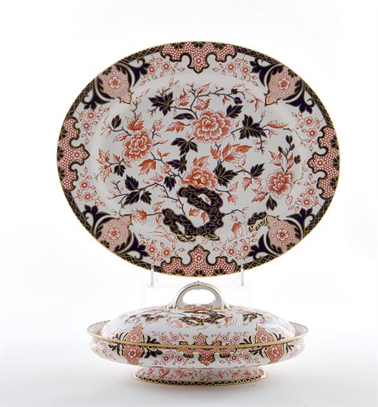 Derby porcelain covered entree