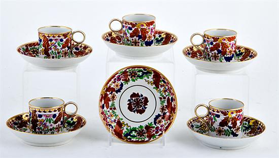 English porcelain cup and saucer