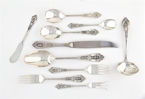 Wallace sterling flatware service 13a962