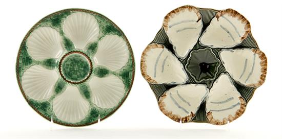 Longchamp majolica oyster plates 13a98f