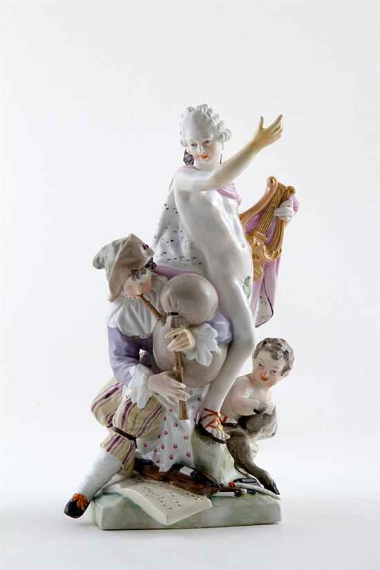 Continental porcelain figural group 13a99a