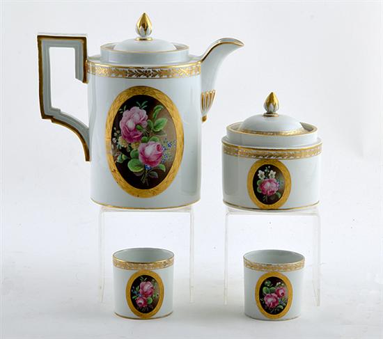 Paris porcelain chocolate set 19th 13a9a6