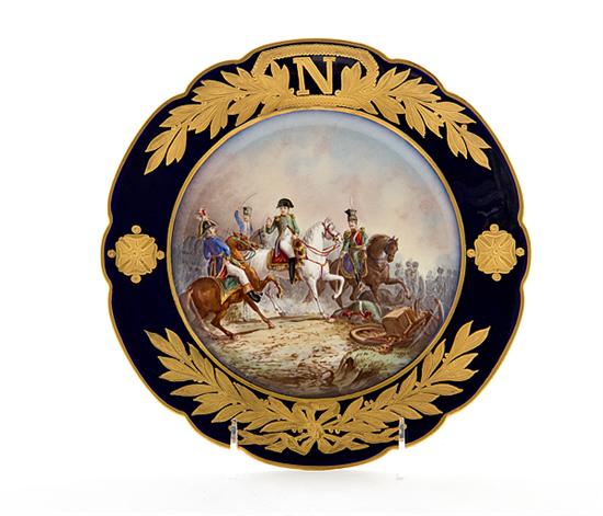 Sevres porcelain Napoleonic plate 13a9a3