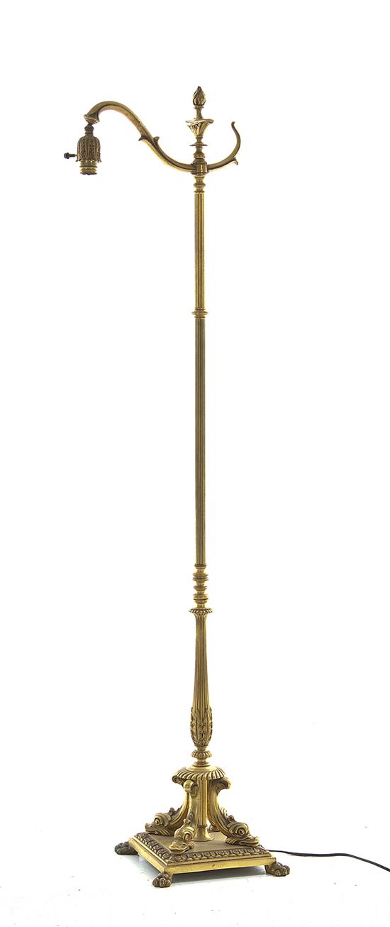 Neoclassical style brass floor 13a9f4