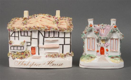 Staffordshire painted earthenware model