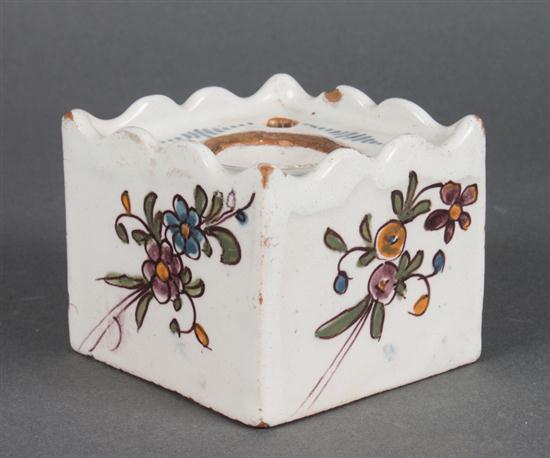 Bristol Delft polychrome floral