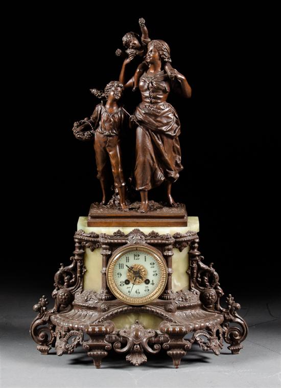 Continental bronzed spelter onyx 13ab75