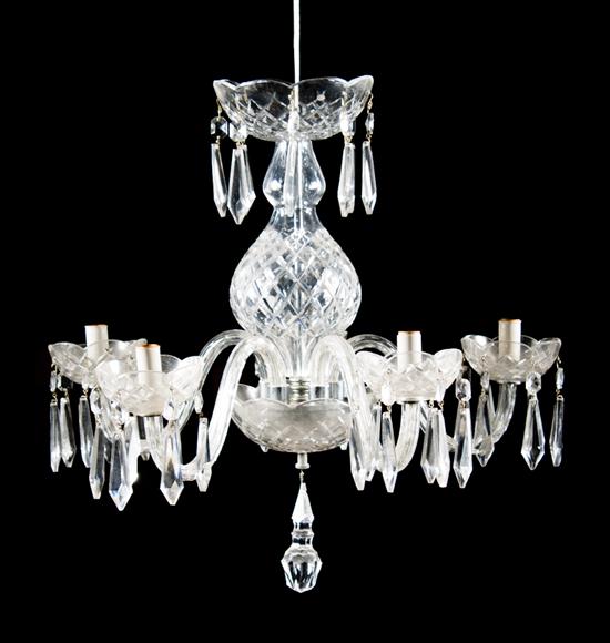Waterford crystal five light chandelier 13ab7a