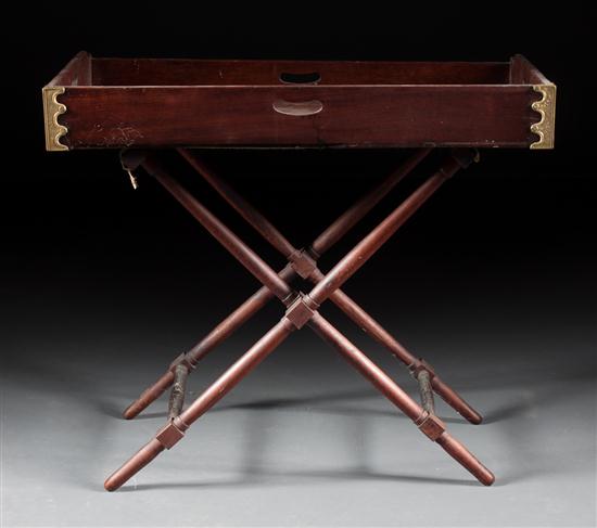 George IV mahogany butler's tray