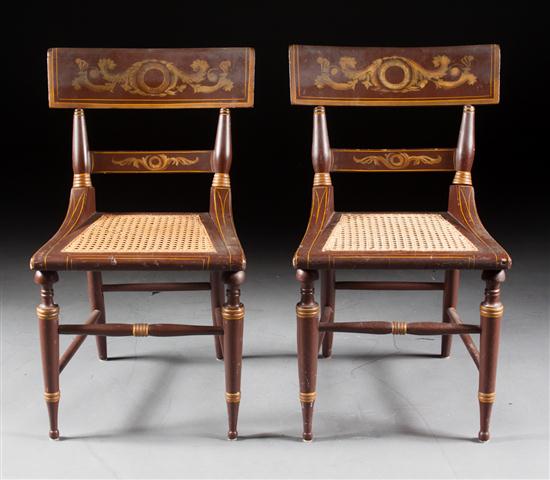 Pair of American Classical fancy 13abba