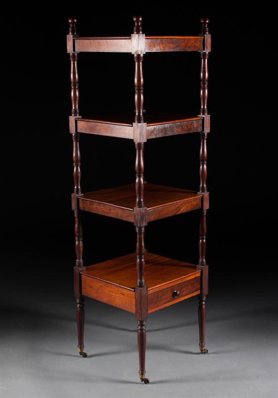 George IV mahogany etagere circa