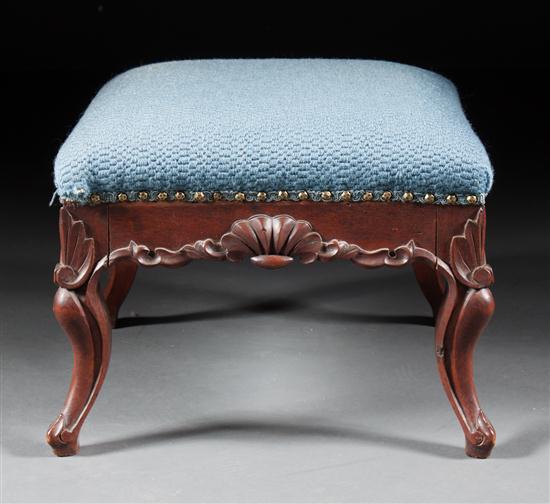 Rococo Revival walnut upholstered 13abd4