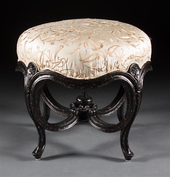 Maitland-Smith Louis XV style ebonized