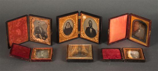  Photography Three daguerreotypes 13acd9