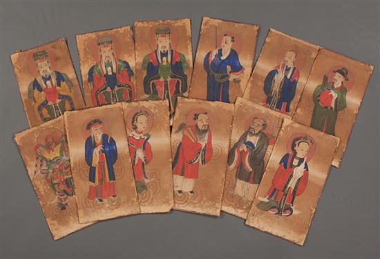  Chinese Folk Art Group of thirteen 13ace2