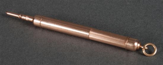 14k rose gold mechanical pencil 13ad32