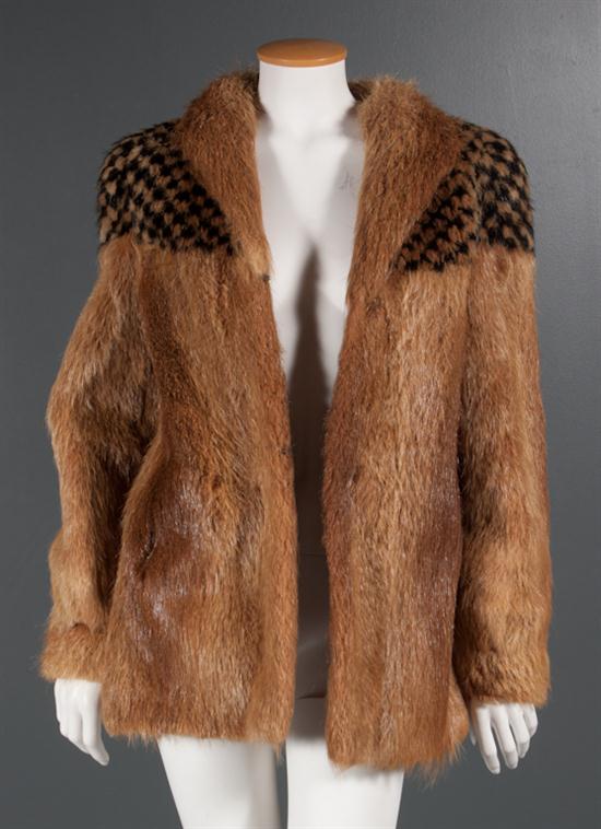 Lady's fur jacket possibly sheared