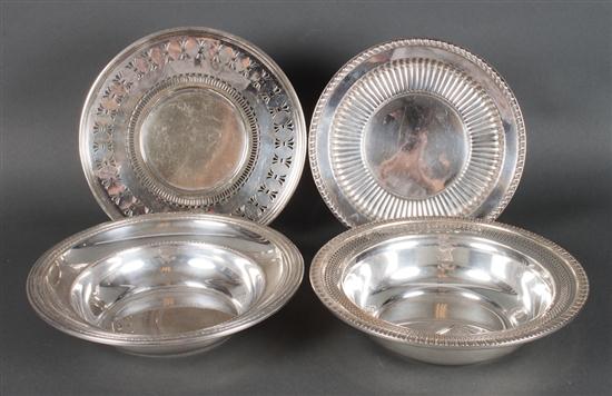 Two American sterling silver serving