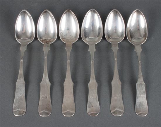 Six American silver spoons in the 13ada1