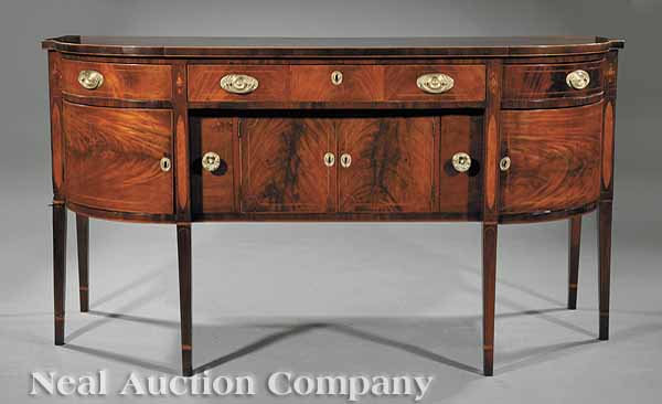 A Federal Inlaid Mahogany Sideboard 13ae07